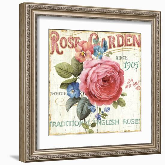 Rose Garden I-Lisa Audit-Framed Art Print