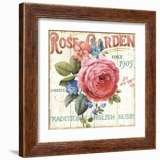 Rose Garden I-Lisa Audit-Framed Art Print