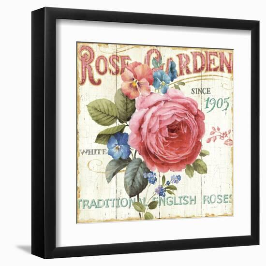 Rose Garden I-Lisa Audit-Framed Art Print