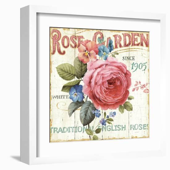 Rose Garden I-Lisa Audit-Framed Art Print