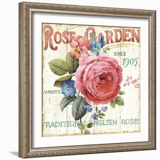 Rose Garden I-Lisa Audit-Framed Art Print