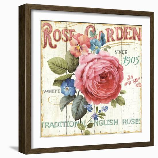 Rose Garden I-Lisa Audit-Framed Art Print