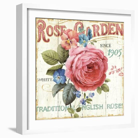 Rose Garden I-Lisa Audit-Framed Art Print