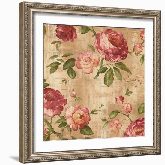 Rose Garden I-Reneé Campbell-Framed Art Print