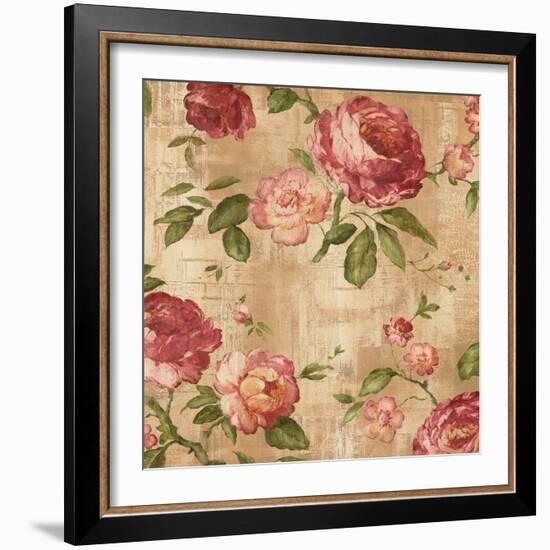 Rose Garden I-Reneé Campbell-Framed Art Print