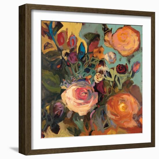 Rose Garden II-Jennifer Harwood-Framed Art Print