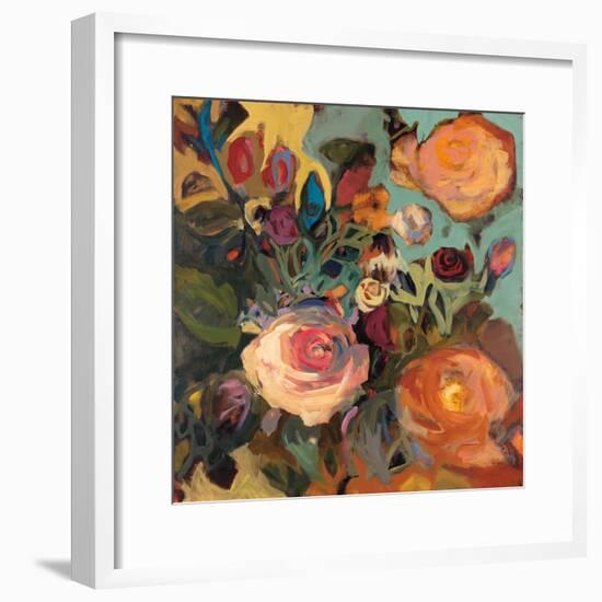 Rose Garden II-Jennifer Harwood-Framed Art Print