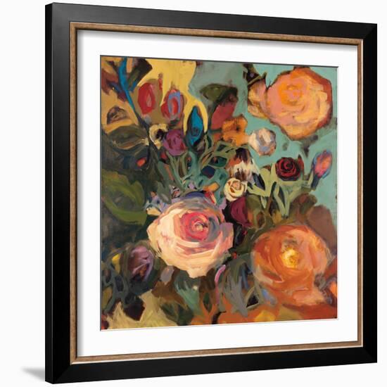 Rose Garden II-Jennifer Harwood-Framed Art Print