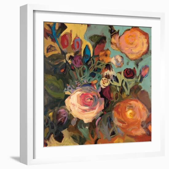 Rose Garden II-Jennifer Harwood-Framed Art Print