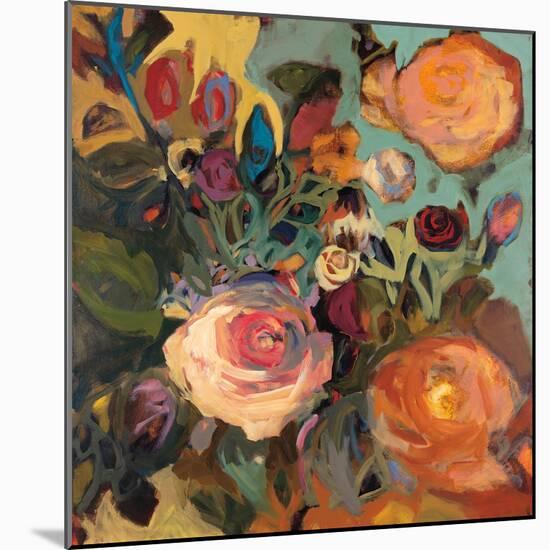 Rose Garden II-Jennifer Harwood-Mounted Art Print