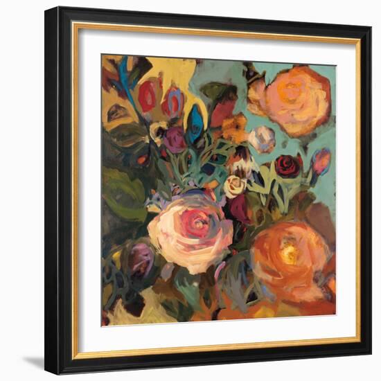 Rose Garden II-Jennifer Harwood-Framed Art Print