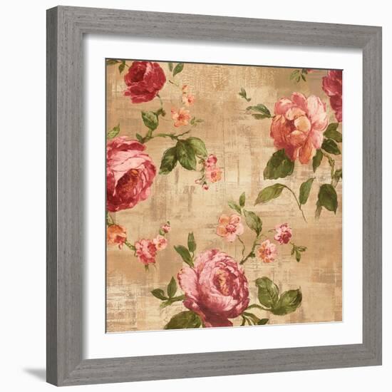 Rose Garden II-Reneé Campbell-Framed Art Print