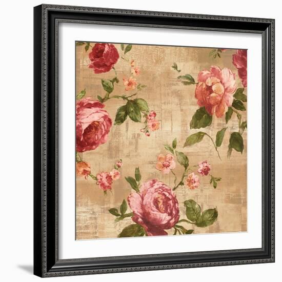 Rose Garden II-Reneé Campbell-Framed Art Print