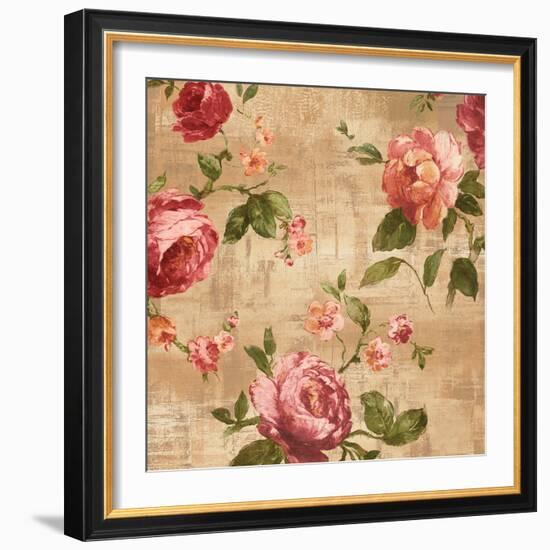 Rose Garden II-Reneé Campbell-Framed Art Print