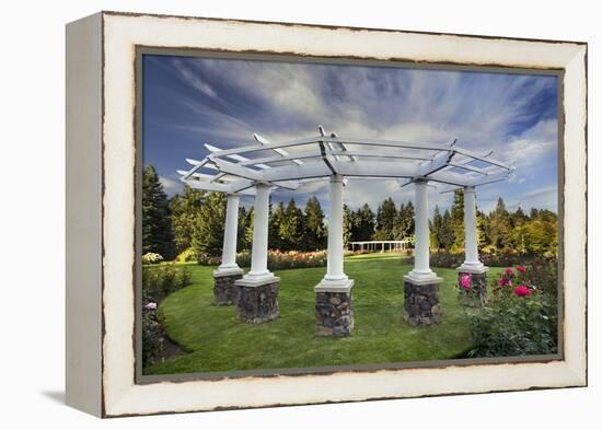 Rose Garden, Manito Park, Spokane, Washington, USA-Charles Gurche-Framed Premier Image Canvas