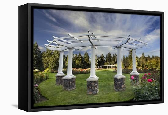 Rose Garden, Manito Park, Spokane, Washington, USA-Charles Gurche-Framed Premier Image Canvas
