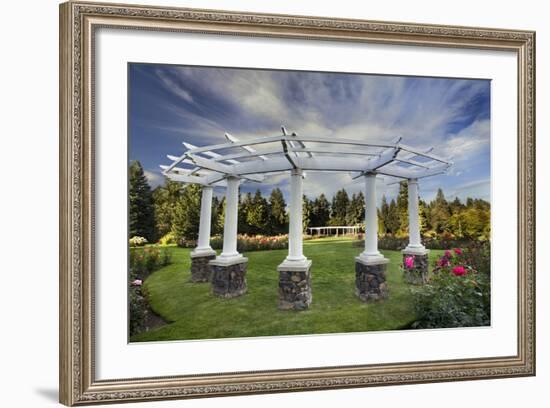 Rose Garden, Manito Park, Spokane, Washington, USA-Charles Gurche-Framed Photographic Print