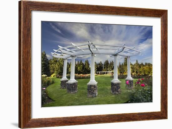 Rose Garden, Manito Park, Spokane, Washington, USA-Charles Gurche-Framed Photographic Print