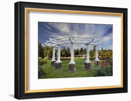 Rose Garden, Manito Park, Spokane, Washington, USA-Charles Gurche-Framed Photographic Print