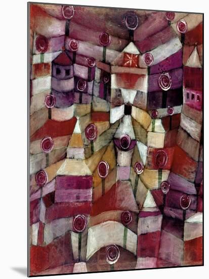 Rose Garden-Paul Klee-Mounted Giclee Print