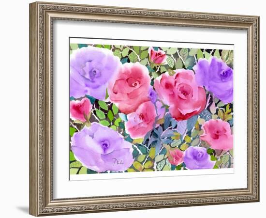 Rose Garden-Neela Pushparaj-Framed Giclee Print