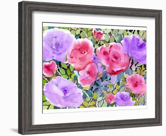 Rose Garden-Neela Pushparaj-Framed Giclee Print