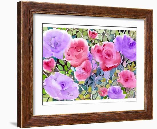 Rose Garden-Neela Pushparaj-Framed Giclee Print