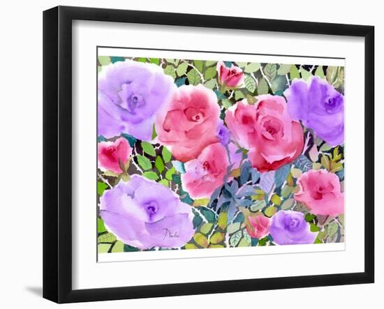 Rose Garden-Neela Pushparaj-Framed Giclee Print