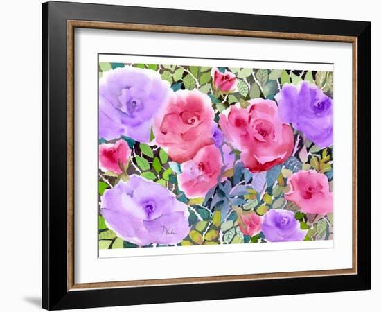 Rose Garden-Neela Pushparaj-Framed Giclee Print