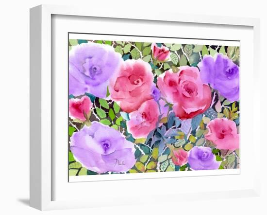 Rose Garden-Neela Pushparaj-Framed Giclee Print