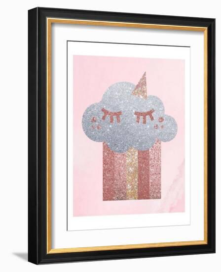 Rose Glitter 1-Melody Hogan-Framed Art Print