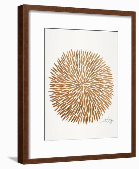 Rose Gold Burst-Cat Coquillette-Framed Art Print