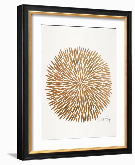 Rose Gold Burst-Cat Coquillette-Framed Art Print