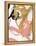 Rose Gold Strokes I-Megan Morris-Framed Stretched Canvas