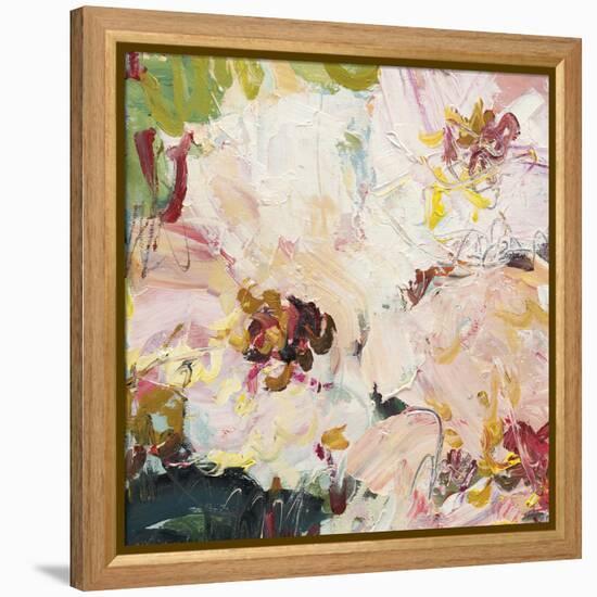 Rose Hedge - Panel I-Lilia Orlova Holmes-Framed Stretched Canvas