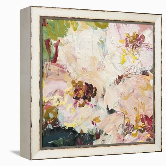 Rose Hedge - Panel I-Lilia Orlova Holmes-Framed Stretched Canvas