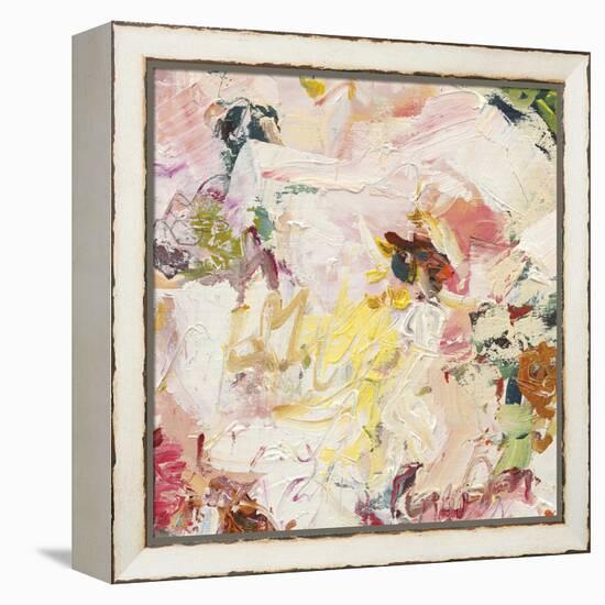 Rose Hedge - Panel II-Lilia Orlova Holmes-Framed Stretched Canvas