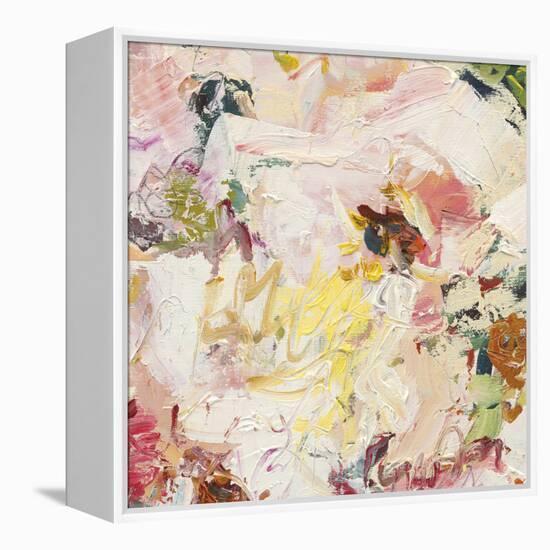 Rose Hedge - Panel II-Lilia Orlova Holmes-Framed Stretched Canvas