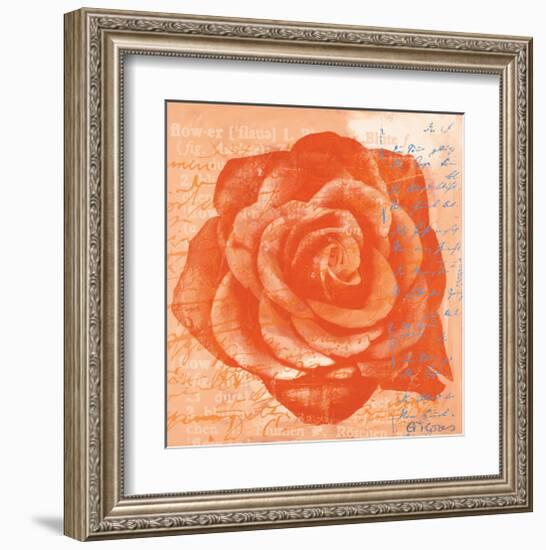 Rose in Orange-Anna Flores-Framed Art Print