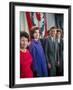 Rose, Jackie, JFK on Morning After Election Day-Paul Schutzer-Framed Photographic Print