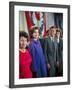 Rose, Jackie, JFK on Morning After Election Day-Paul Schutzer-Framed Photographic Print