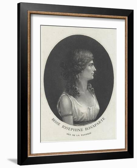 Rose  Joséphine Bonaparte, née de la Pagerie-null-Framed Giclee Print