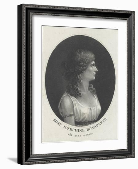 Rose  Joséphine Bonaparte, née de la Pagerie-null-Framed Giclee Print