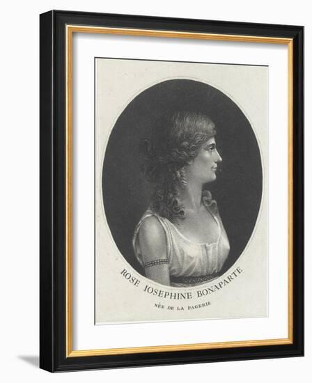 Rose  Joséphine Bonaparte, née de la Pagerie-null-Framed Giclee Print