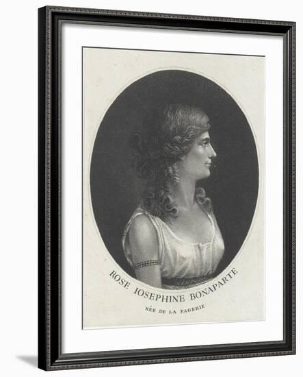 Rose  Joséphine Bonaparte, née de la Pagerie-null-Framed Giclee Print