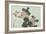 Rose Mallow and Sparrow, C. 1832-Katsushika Hokusai-Framed Giclee Print