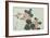 Rose Mallow and Sparrow, C. 1832-Katsushika Hokusai-Framed Giclee Print