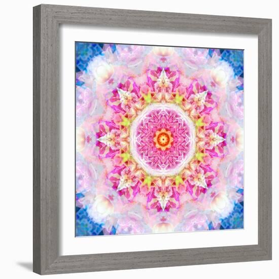 Rose Mandala Ornament-Alaya Gadeh-Framed Photographic Print