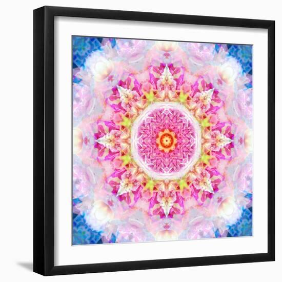 Rose Mandala Ornament-Alaya Gadeh-Framed Photographic Print