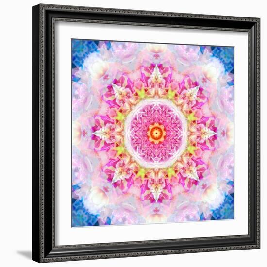 Rose Mandala Ornament-Alaya Gadeh-Framed Photographic Print